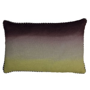 Housse de coussin Aurore Olive Pourpre