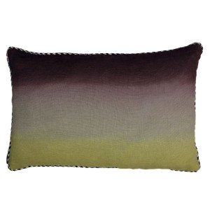 Housse de coussin Aurore Olive Pourpre