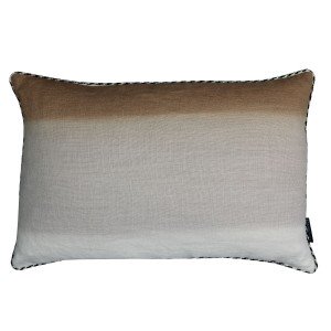 Housse de coussin Aurore Ivoire Camel