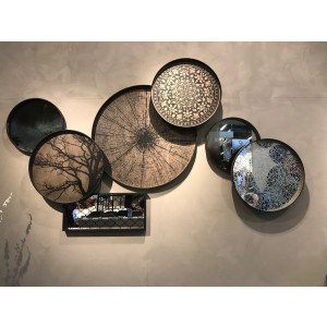 Fixation murale invisible pour miroir & plateau