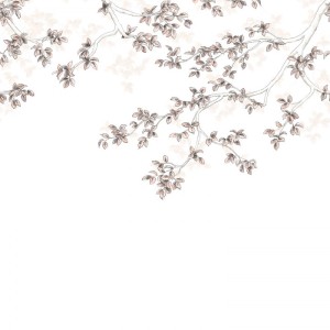 Papier peint panoramique Calming Leaves 