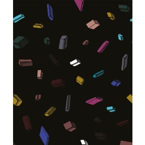 Papier peint panoramique Carlton - Bien Fait-Noir