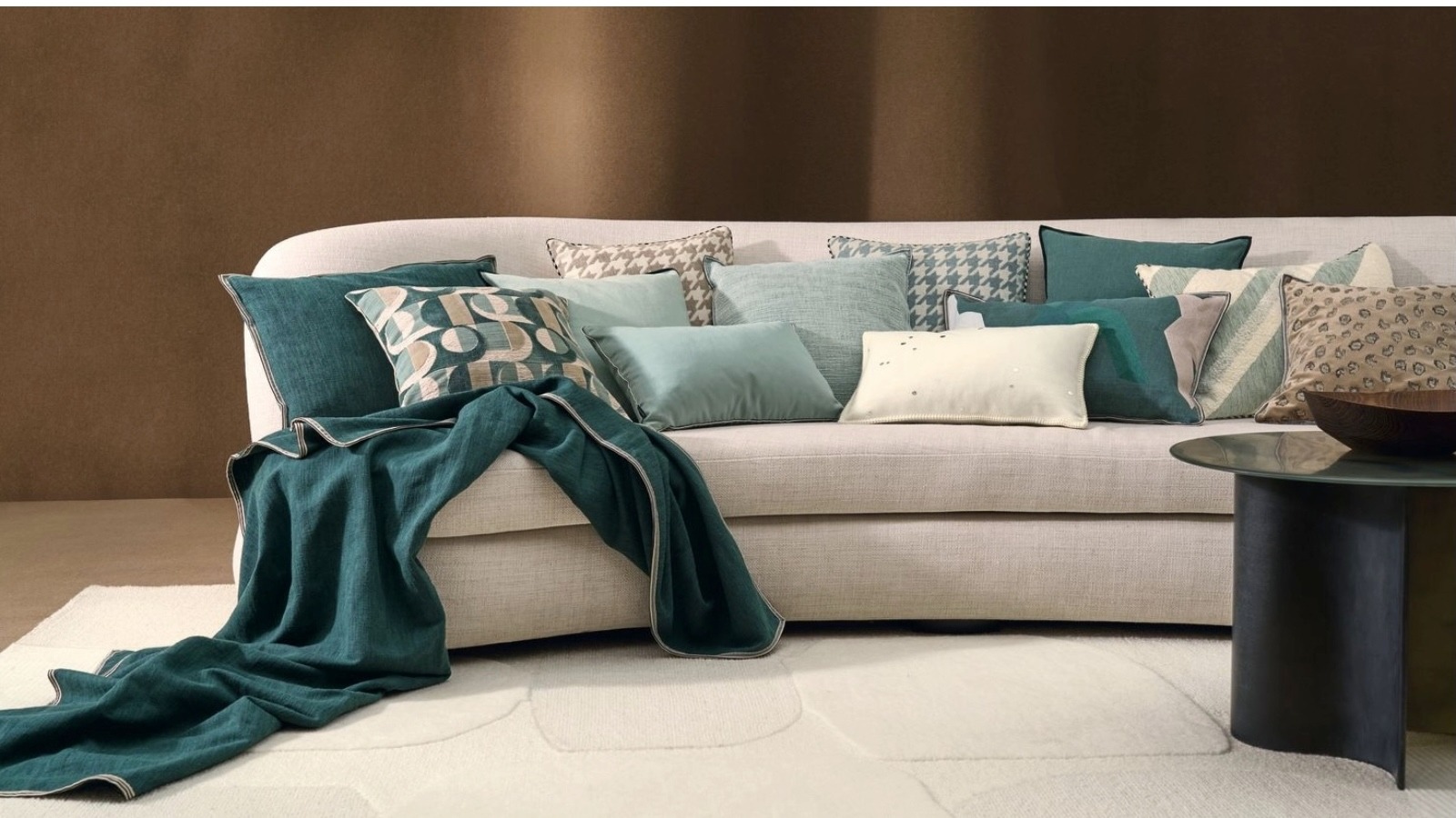 Coussins sur mesure en tissus Casamance